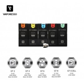 RÉSISTANCES x3 - GT CORES - VAPORESSO